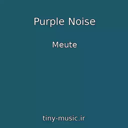 کاور آهنگ Purple Noise از Meute