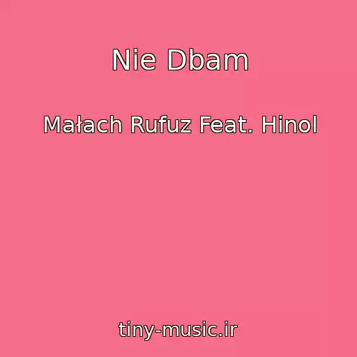 کاور آهنگ Nie Dbam از Małach Rufuz Feat. Hinol