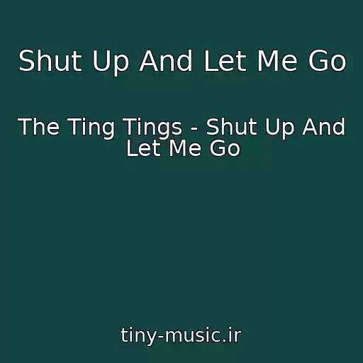 کاور آهنگ Shut Up And Let Me Go از The Ting Tings - Shut Up And Let Me Go