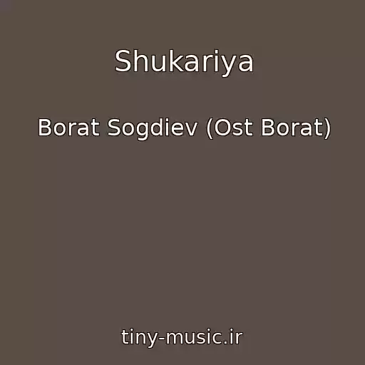 کاور آهنگ Shukariya از Borat Sogdiev (Ost Borat)