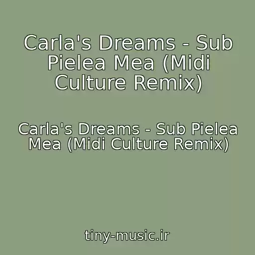 کاور آهنگ Carla's Dreams - Sub Pielea Mea (Midi Culture Remix) از Carla's Dreams - Sub Pielea Mea (Midi Culture Remix)