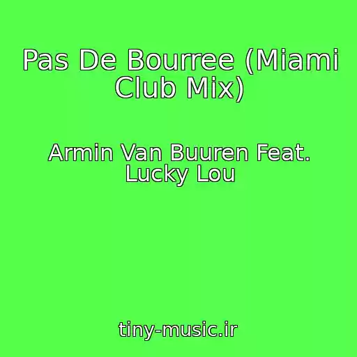 کاور آهنگ Pas De Bourree (Miami Club Mix) از Armin Van Buuren Feat. Lucky Lou