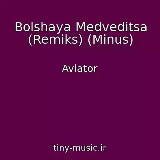 کاور آهنگ Bolshaya Medveditsa (Remiks) (Minus) از Aviator