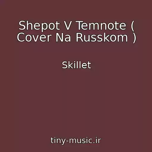 کاور آهنگ Shepot V Temnote ( Cover Na Russkom ) از Skillet