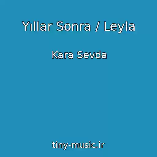کاور آهنگ Yıllar Sonra / Leyla از Kara Sevda