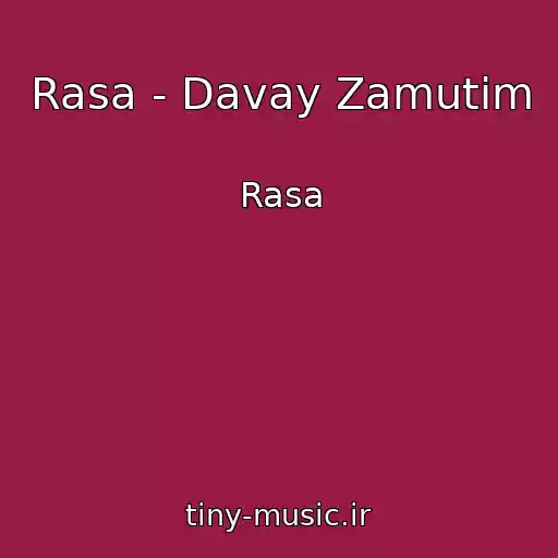 کاور آهنگ Rasa - Davay Zamutim از Rasa