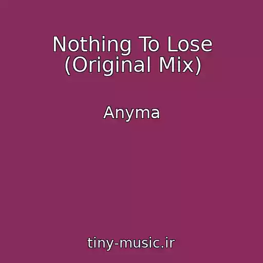 کاور آهنگ Nothing To Lose (Original Mix) از Anyma