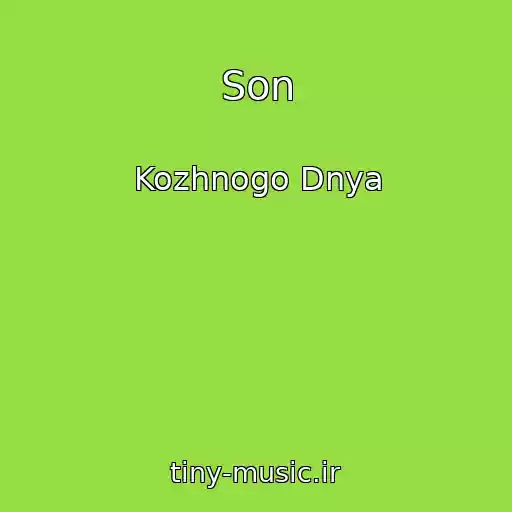 کاور آهنگ Son از Kozhnogo Dnya