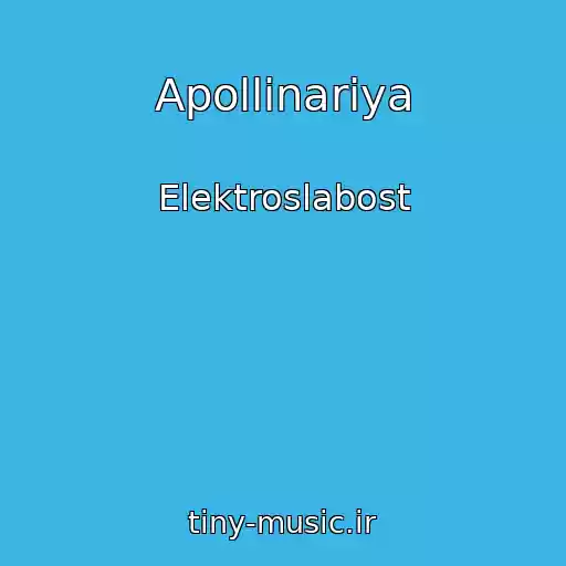 کاور آهنگ Apollinariya از Elektroslabost