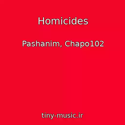 کاور آهنگ Homicides از Pashanim, Chapo102