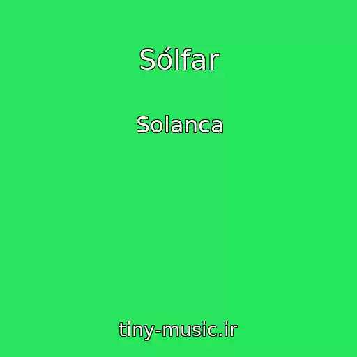 کاور آهنگ Sólfar از Solanca