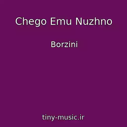 کاور آهنگ Chego Emu Nuzhno از Borzini