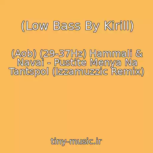 کاور آهنگ (Low Bass By Kirill) از (Aob) (29-37Hz) Hammali & Navai - Pustite Menya Na Tantspol (Izzamuzzic Remix)