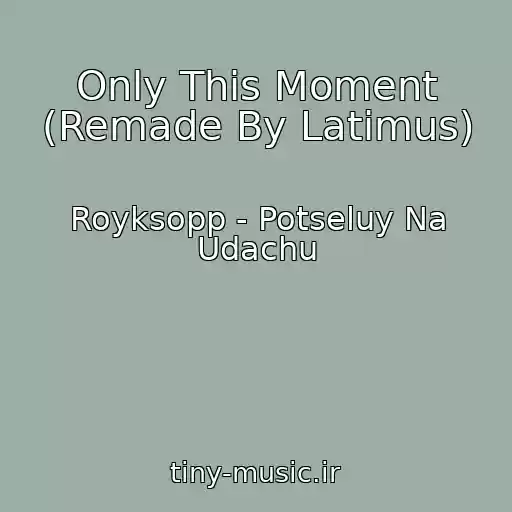 کاور آهنگ Only This Moment (Remade By Latimus) از Royksopp - Potseluy Na Udachu