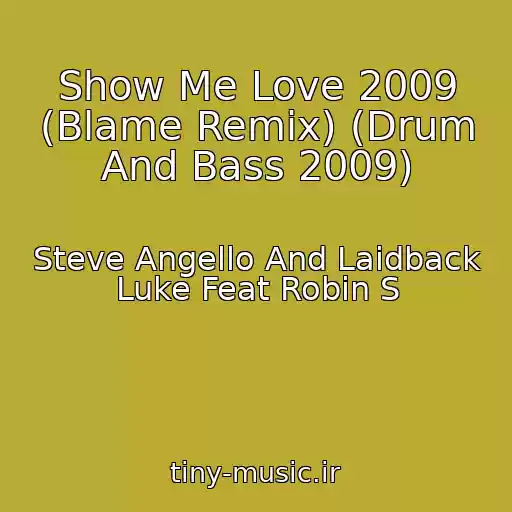 کاور آهنگ Show Me Love 2009 (Blame Remix) (Drum And Bass 2009) از Steve Angello And Laidback Luke Feat Robin S