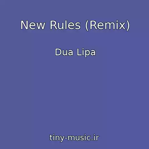کاور آهنگ New Rules (Remix) از Dua Lipa