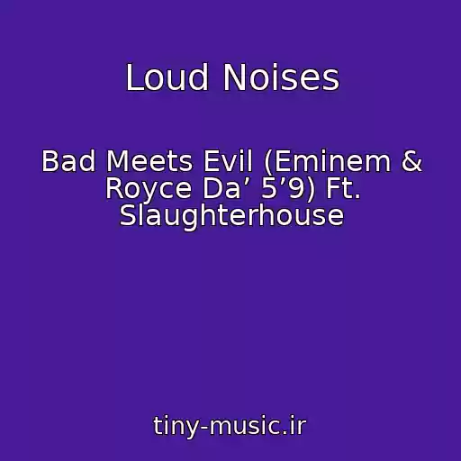 کاور آهنگ Loud Noises از Bad Meets Evil (Eminem & Royce Da’ 5’9) Ft. Slaughterhouse