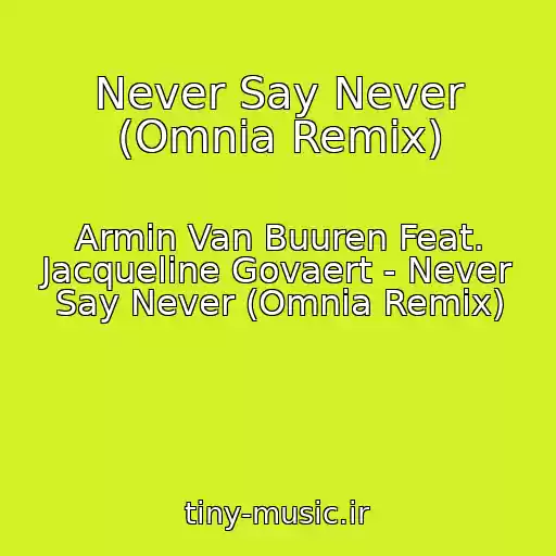کاور آهنگ Never Say Never (Omnia Remix) از Armin Van Buuren Feat. Jacqueline Govaert - Never Say Never (Omnia Remix)
