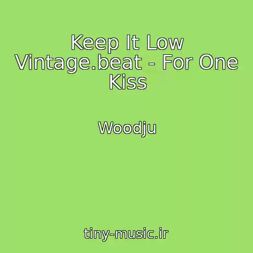 کاور آهنگ Keep It Low Vintage.beat - For One Kiss از Woodju