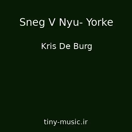 کاور آهنگ Sneg V Nyu- Yorke از Kris De Burg