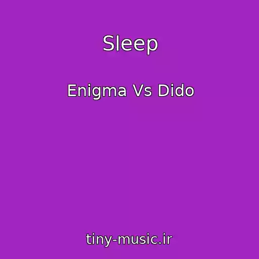 کاور آهنگ Sleep از Enigma Vs Dido