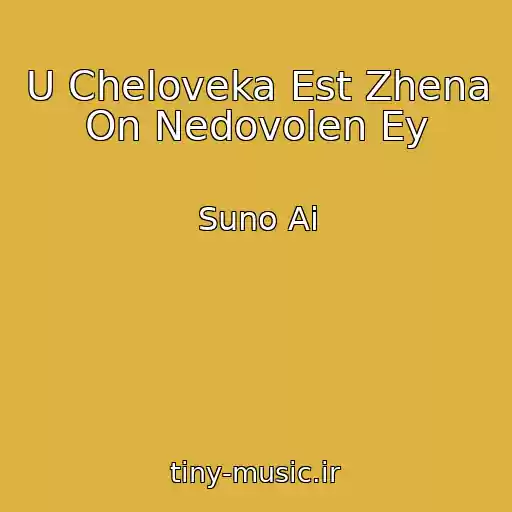 کاور آهنگ U Cheloveka Est Zhena On Nedovolen Ey از Suno Ai