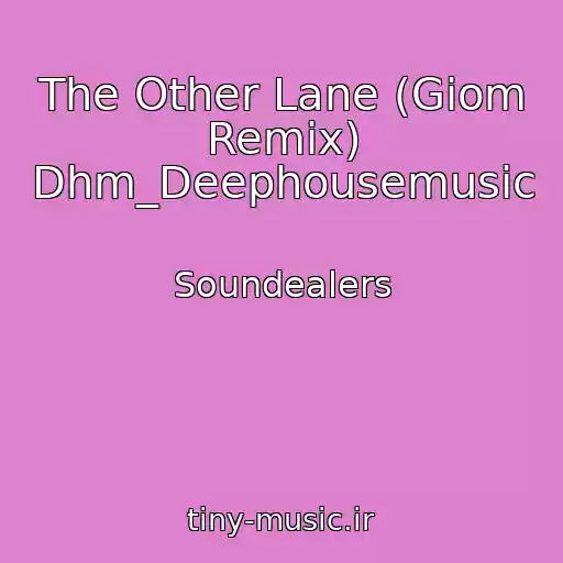 کاور آهنگ The Other Lane (Giom Remix) Dhm_Deephousemusic از Soundealers
