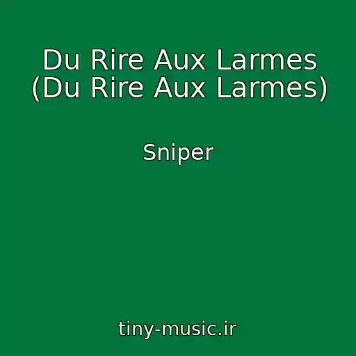 کاور آهنگ Du Rire Aux Larmes (Du Rire Aux Larmes) از Sniper