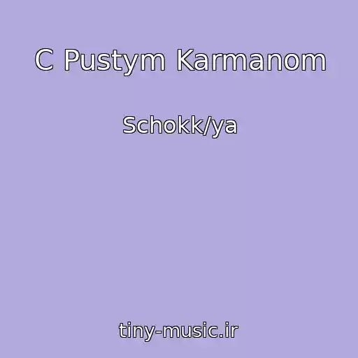کاور آهنگ C Pustym Karmanom از Schokk/ya