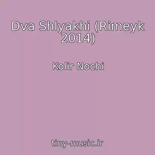 کاور آهنگ Dva Shlyakhi (Rіmeyk 2014) از Kolіr Nochі