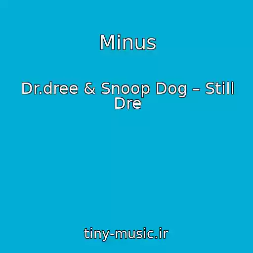 کاور آهنگ Minus از Dr.dree & Snoop Dog – Still Dre