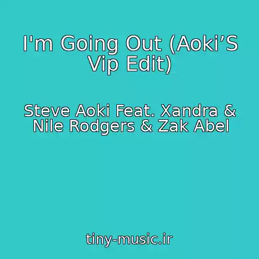 کاور آهنگ I'm Going Out (Aoki’S Vip Edit) از Steve Aoki Feat. Xandra & Nile Rodgers & Zak Abel