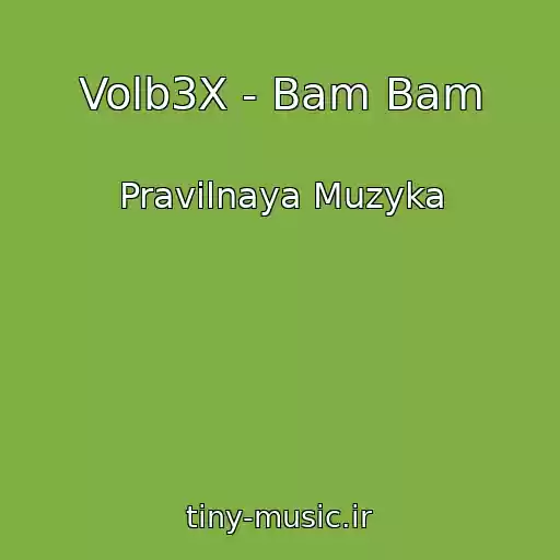 کاور آهنگ Volb3X - Bam Bam از Pravilnaya Muzyka