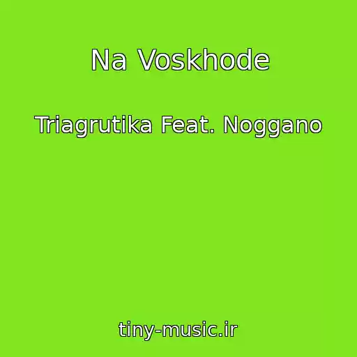 کاور آهنگ Na Voskhode از Triagrutika Feat. Noggano