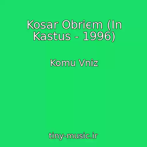 کاور آهنگ Kosar Obriєm (In Kastus - 1996) از Komu Vniz