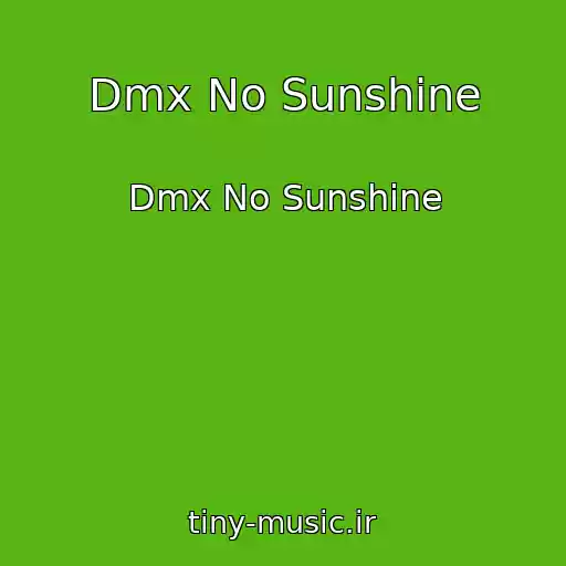کاور آهنگ Dmx No Sunshine از Dmx No Sunshine