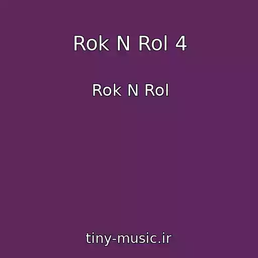 کاور آهنگ Rok N Rol 4 از Rok N Rol