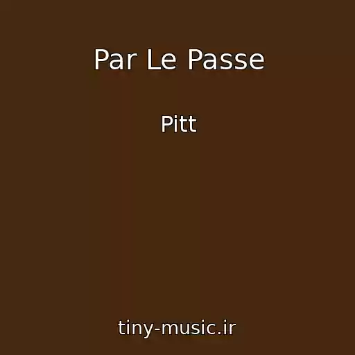 کاور آهنگ Par Le Passe از Pitt