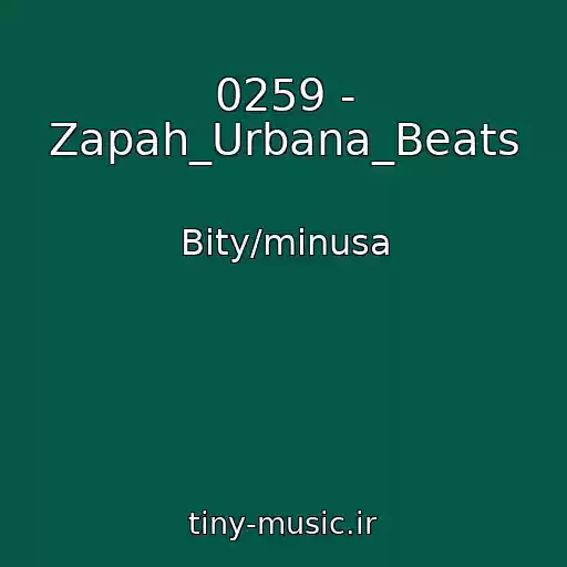 کاور آهنگ 0259 - Zapah_Urbana_Beats از Bity/minusa