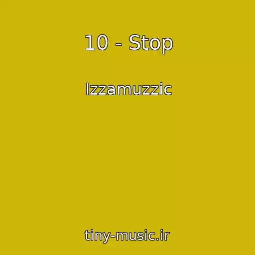 کاور آهنگ 10 - Stop از Izzamuzzic