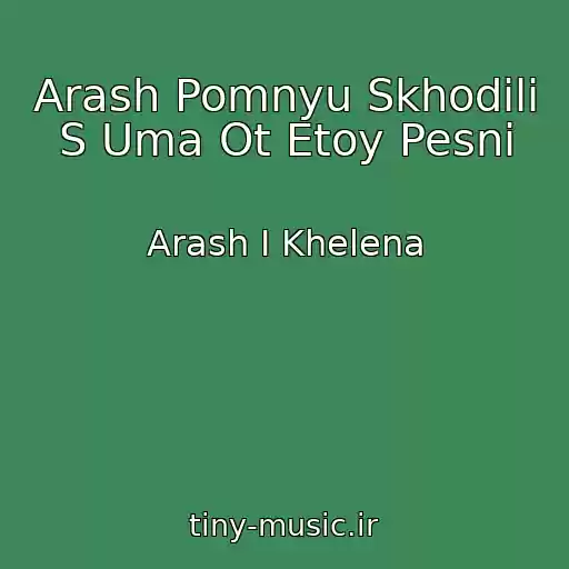 کاور آهنگ Arash Pomnyu Skhodili S Uma Ot Etoy Pesni از Arash I Khelena