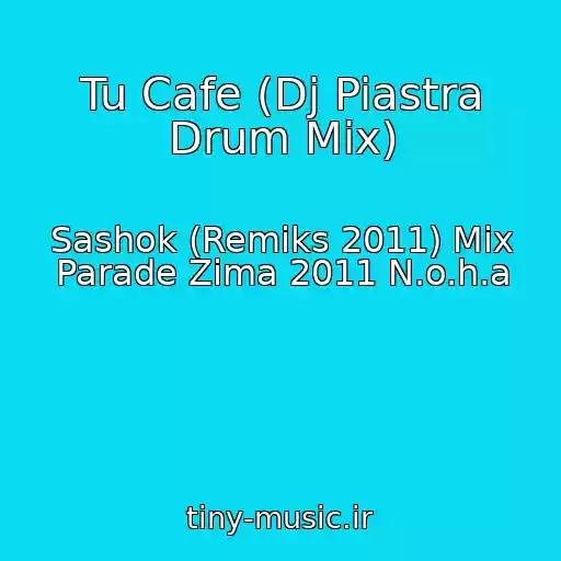 کاور آهنگ Tu Cafe (Dj Piastra Drum Mix) از Sashok (Remiks 2011) Mix Parade Zima 2011 N.o.h.a