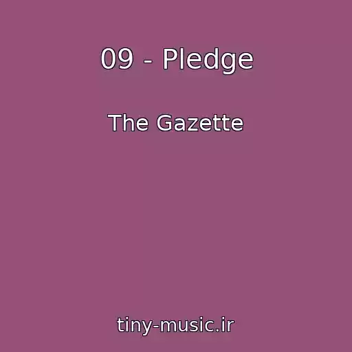 کاور آهنگ 09 - Pledge از The Gazette