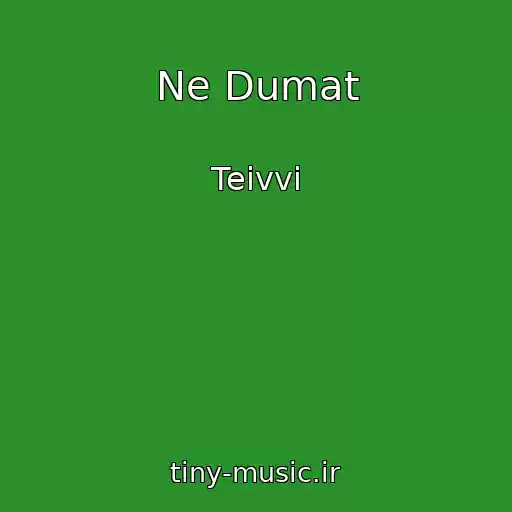 کاور آهنگ Ne Dumat از Teivvi