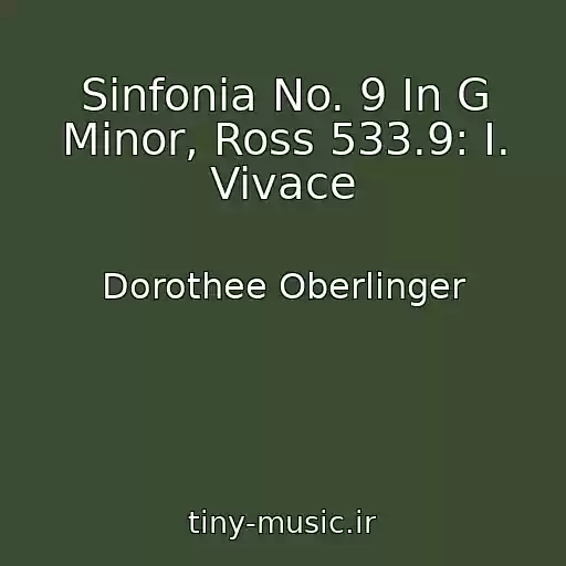 کاور آهنگ Sinfonia No. 9 In G Minor, Ross 533.9: I. Vivace از Dorothee Oberlinger