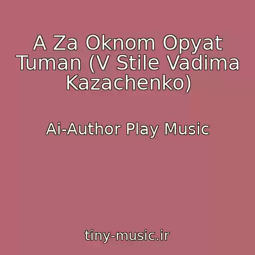کاور آهنگ A Za Oknom Opyat Tuman (V Stile Vadima Kazachenko) از Ai-Author Play Music