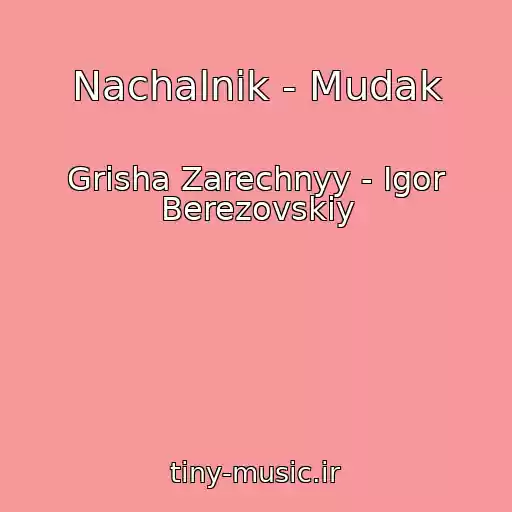 کاور آهنگ Nachalnik - Mudak از Grisha Zarechnyy - Igor Berezovskiy