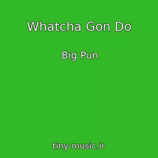 کاور آهنگ Whatcha Gon Do از Big Pun
