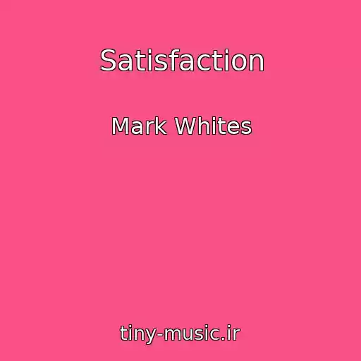 کاور آهنگ Satisfaction از Mark Whites