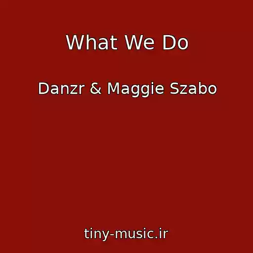 کاور آهنگ What We Do از Danzr & Maggie Szabo